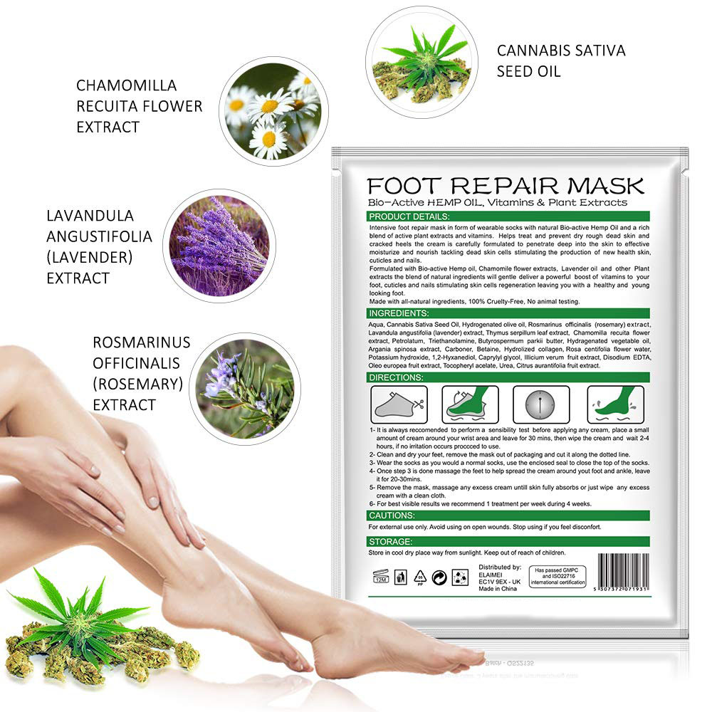 custom Lightening Firming Exfoliating Foot Repair Mask For Men and Women