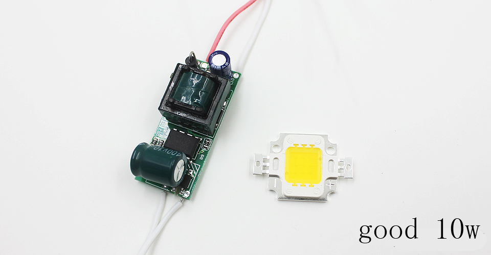 Real Full Watt 10W 20W 30W 50W 100w High Power COB LED chip lampadina con driver LED per proiettore fai da te Spot light Prato