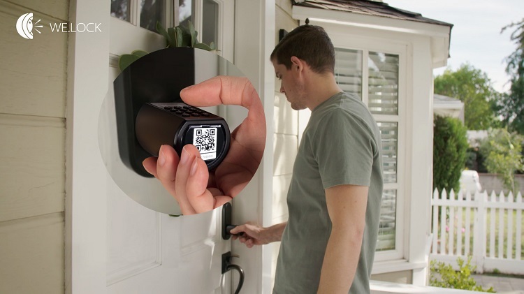 WE.LOCK  smart deadbolt motor password login door lock guangdong hyh hardware