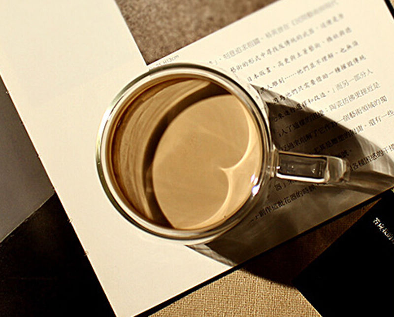 Hot Sale 200ML Handmade Double Wall Coffee Glass Mug With Handle