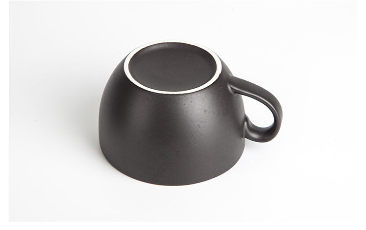 Matte Blue Coffee Cup Set 280Ml Coffee Cup And Saucer