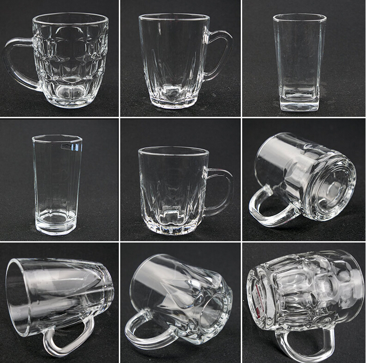 cheap transparent glass coffee and tea mug