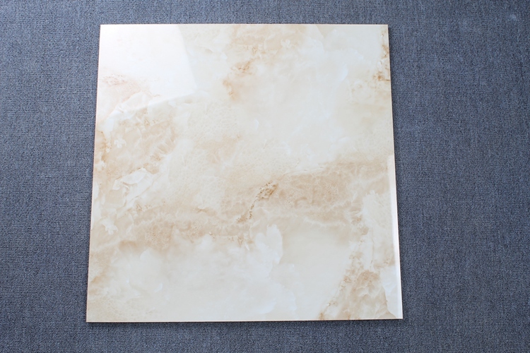 Ceramic Tile Custom Size High Gloss Glazed Marble Imitation Walkway Corridor Floor Tiles Designs