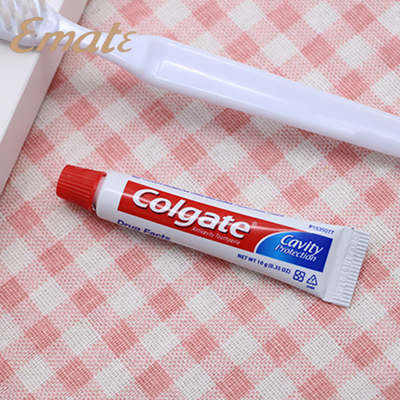 ECO kind hotel dental kit/hotel dental set/hotel toothbrush with toothpaste