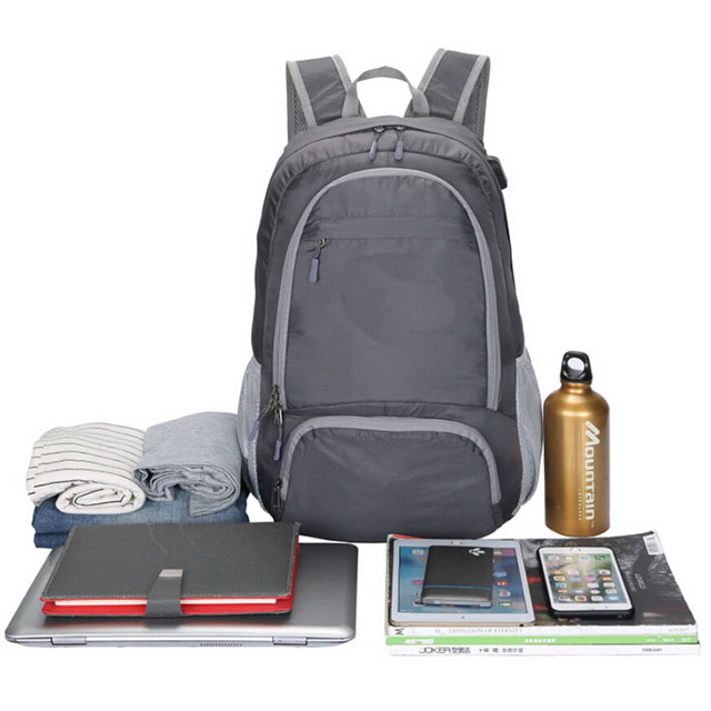 Großhandel benutzerdefinierte Männer Laptop Schultasche bagpack faltbare Rucksack USB Port Rucksack Tasche