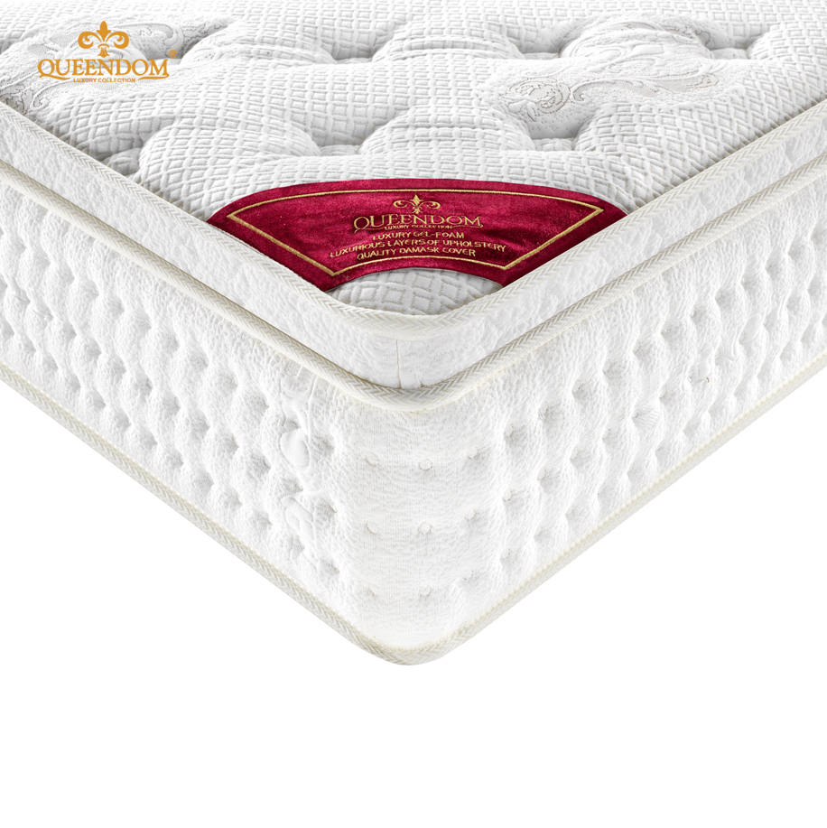 Custom Factory Supply King Queen Full Size Foam Pocket Spring Hotel Bed Mattress in a Box