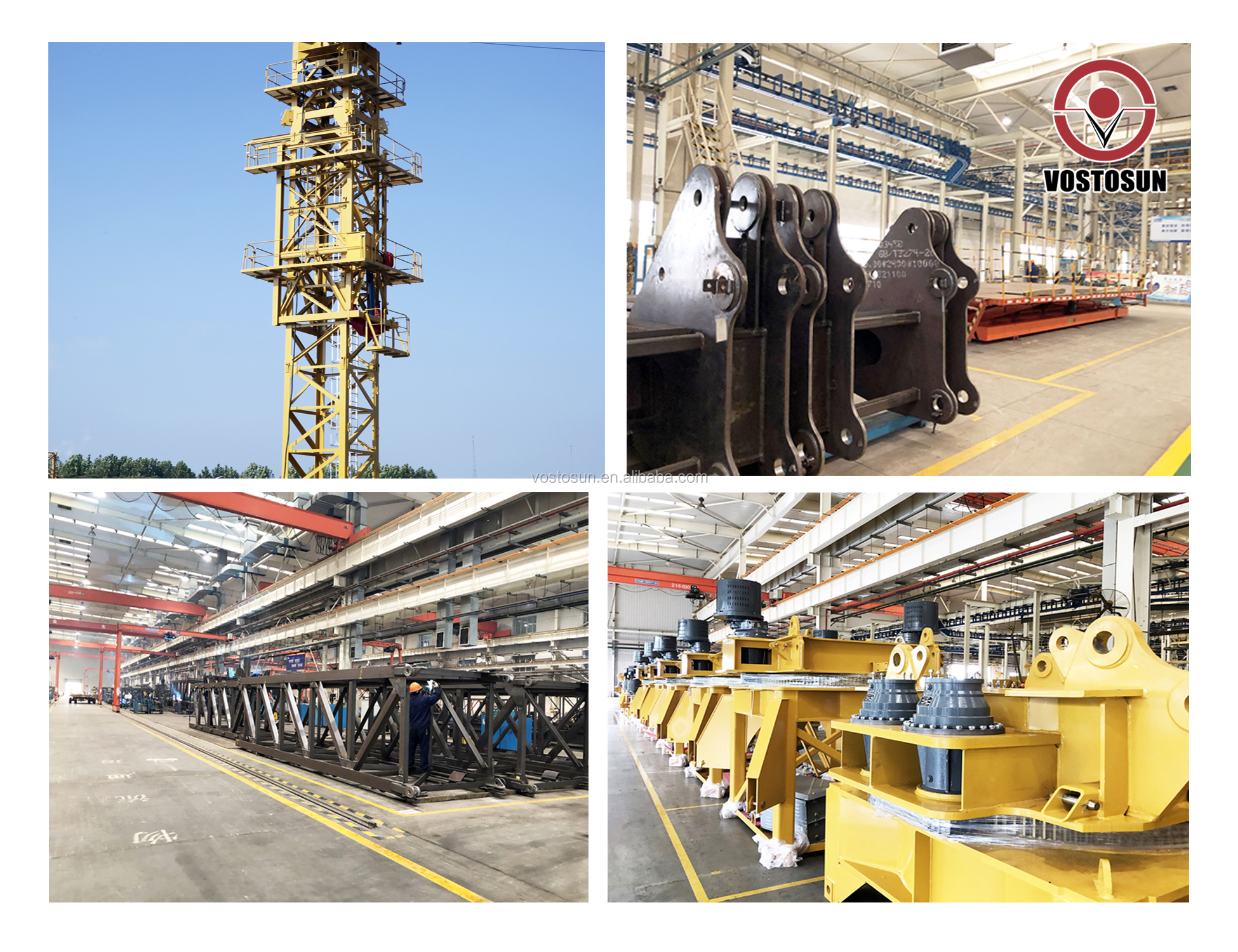 東京銀器製　多宝塔　1500g Factory Direct Sale 4ton Fixed Topkit Tower Crane (Qtz40
