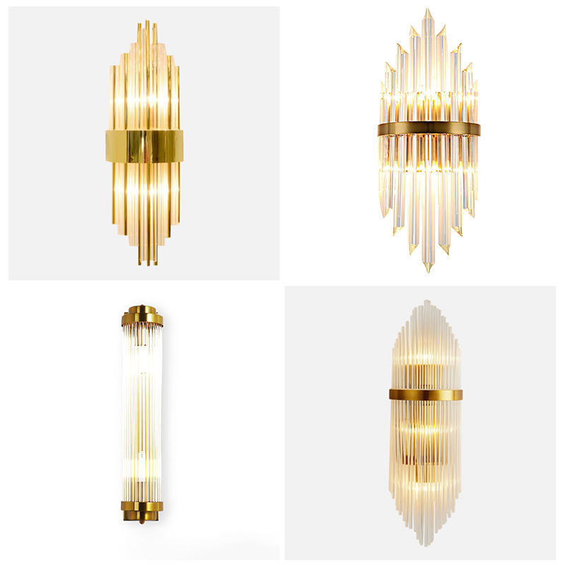 Modern Simple Design Metal Cone Brass Color Wall Bracket Light