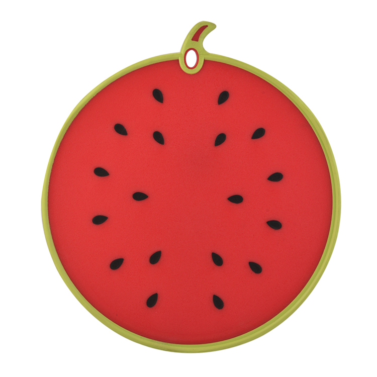 Eco-Friendly Food Grade Cute Fruit Shape Plastic Cutting Board