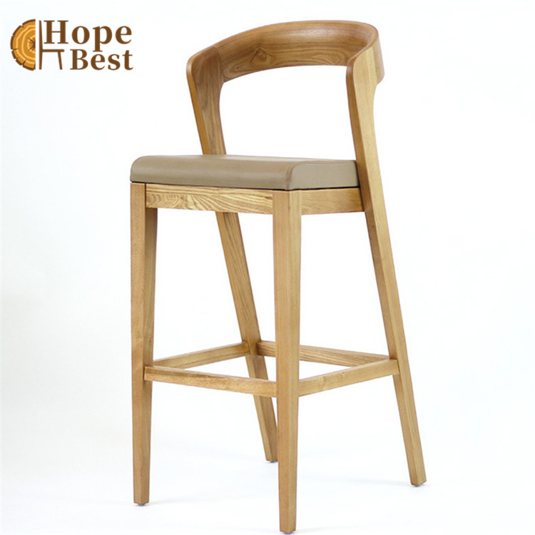 modern solid wooden high back simple antique design cafe hotel salon restaurant party event kitchen wedding bar chair