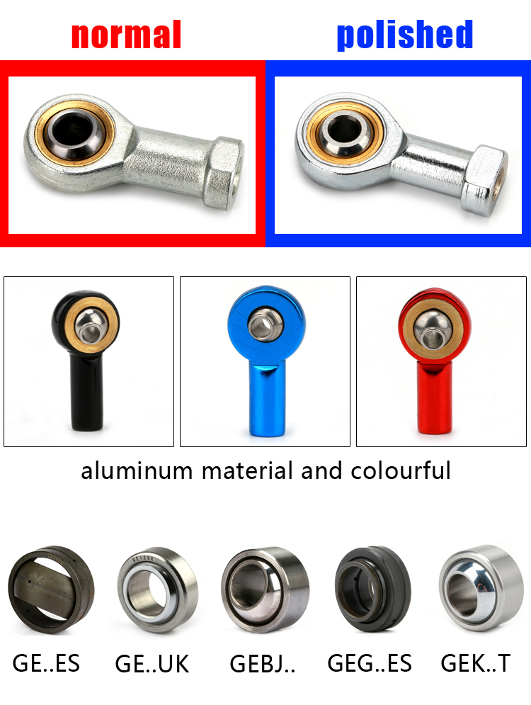 M6*1.0 curved rod ball joint rod end bearing CS10