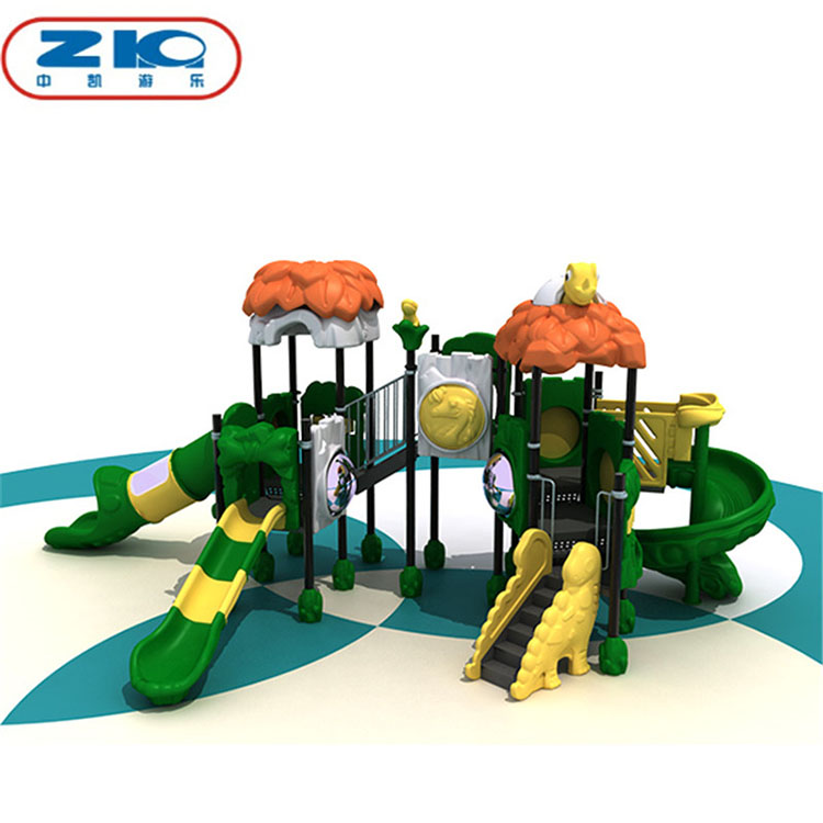 2020 new color  kids outdoor playground for preschool children  with plastic baby slide
