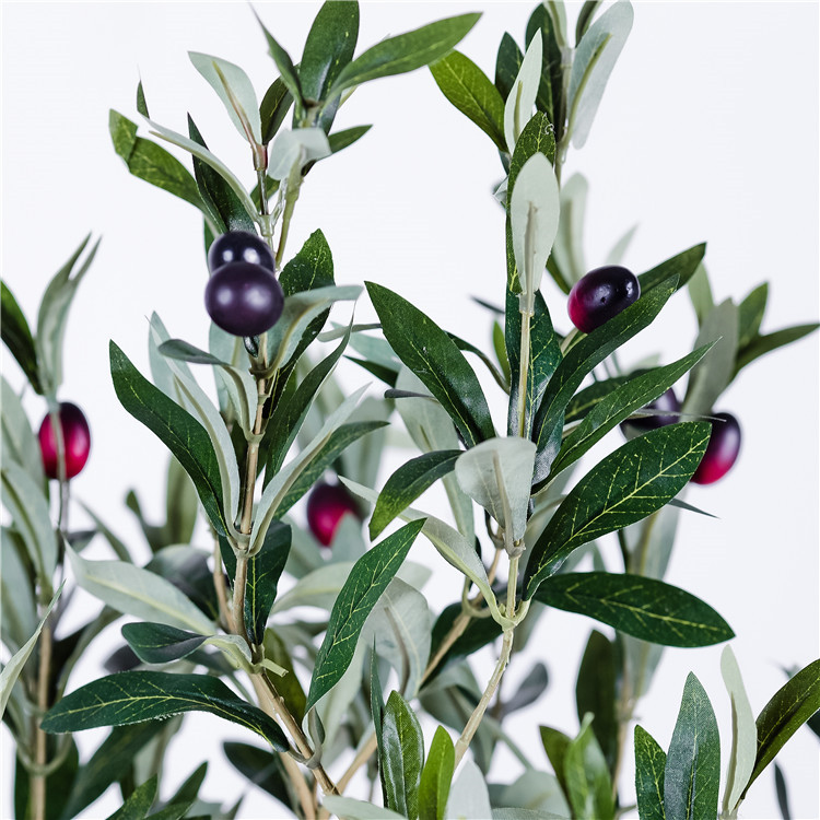 Newest plastic  green plant real touch artificial olive tree home/garden decoration