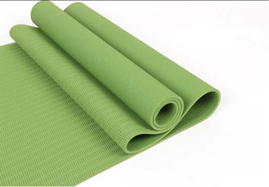 नई डिजाइन बैंगनी कस्टम टीपीई योग मैट इको फ्रेंडली 183 * 61 सेमी 5