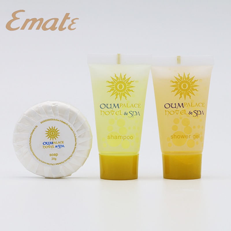 20ml hotel shampoo and hotel mini soap