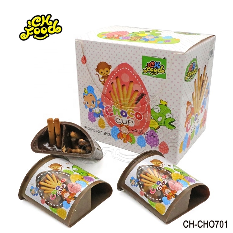 High Quality Biscuit Stick Chocolate Cup