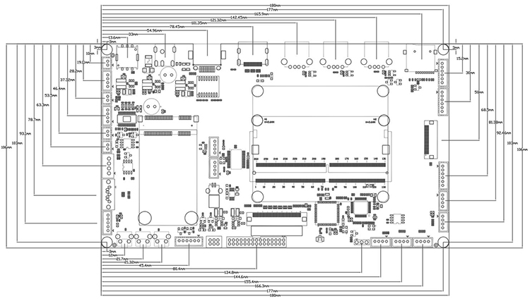 Rongpin A40i Allwinnertech four core Android Linux QT ultra low power intelligent open source evaluation board DR4-A40i