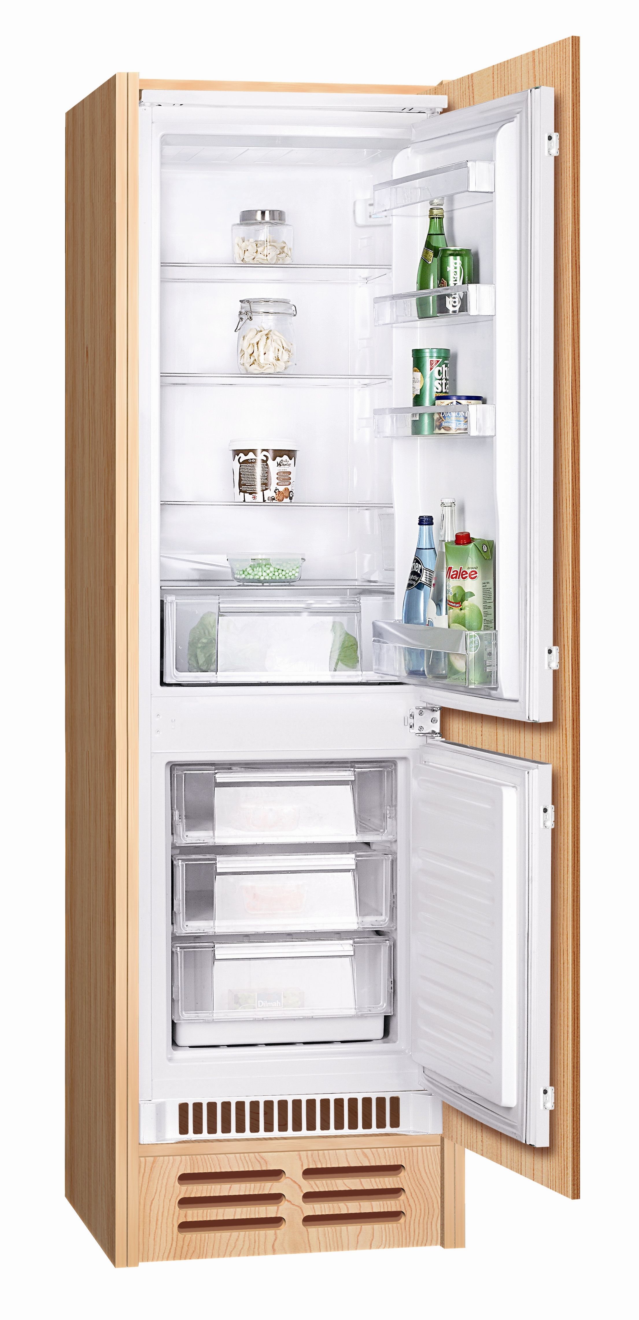 Built in Double door compressor fridge commercial refrigerator fridge mini bar