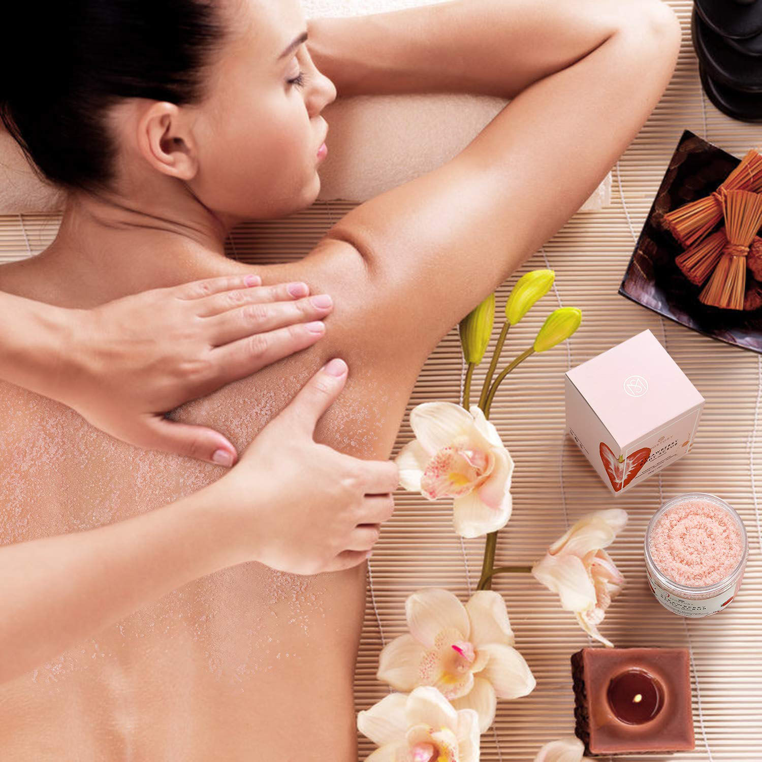 Private Label Natural Organic Moisturizing Exfoliating Strawberry Body Scrub