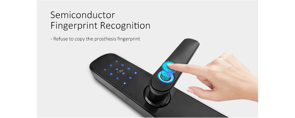 Manufacturer Automatic Keyless Fingerprint Keypad Digital Door Lock for Hotel Apartment Home