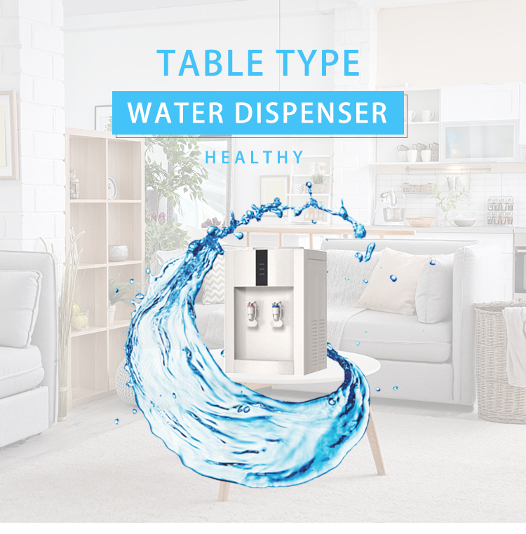 Portable Drinking Table Top RO Water Dispenser Machine with Hot Water