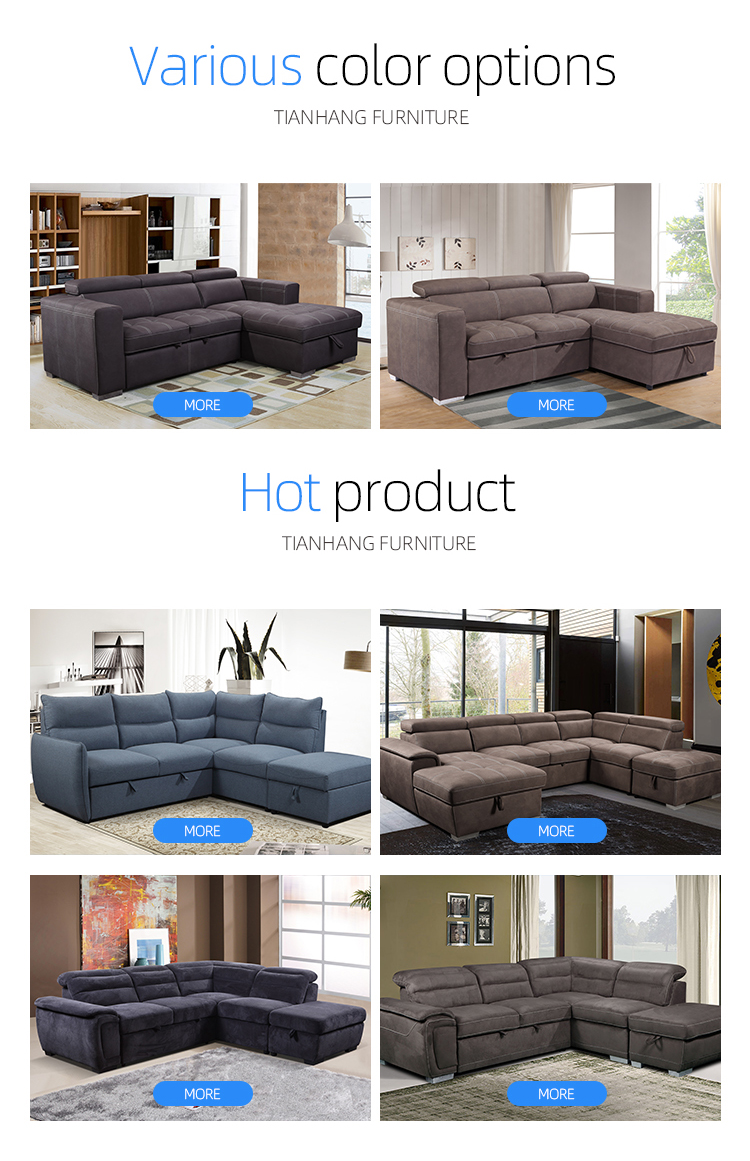 Hot sale Cheap sectionals sofa bed Leather couch Living room sofa L shaped sofa furniture