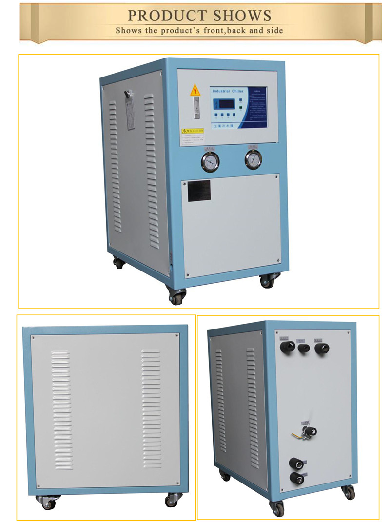 Semi-Hermetic Chiller Equipment Air Cooled Type Injection Chiller Industry Water Chiller