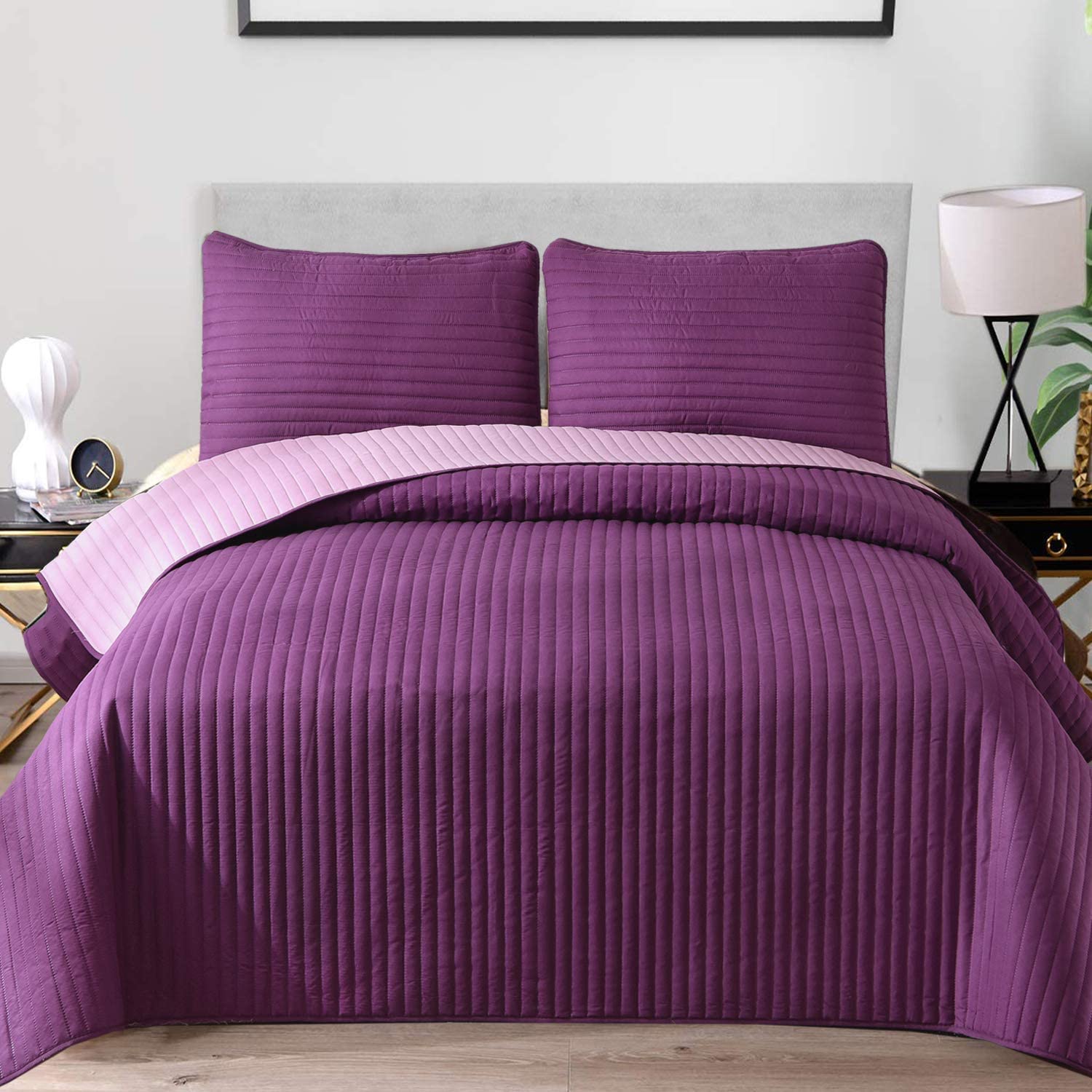Superfine Fiber Ultrasonic Quilt Luxury Bed Sheet Bedding Set