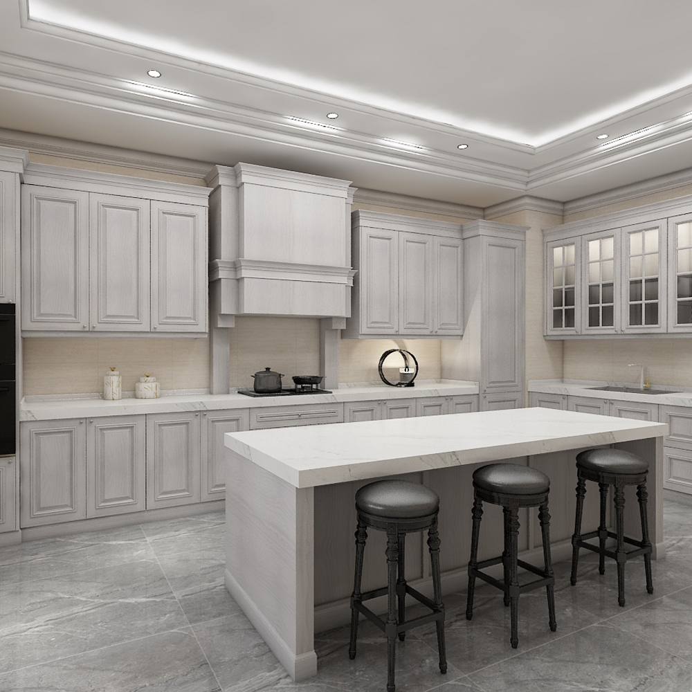 Allure china melamine plywood wooden models bahrain kit russian style kitchen cabinet flooring furniture