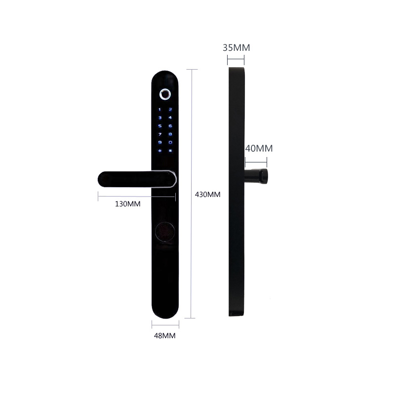 Outdoor Hot Sell Smart Aluminum Front Door Locks for Home Digital