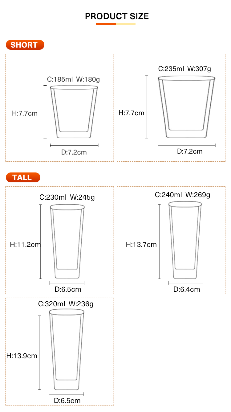 Factory Manufactured Packing High Quality Wine Glass Cup