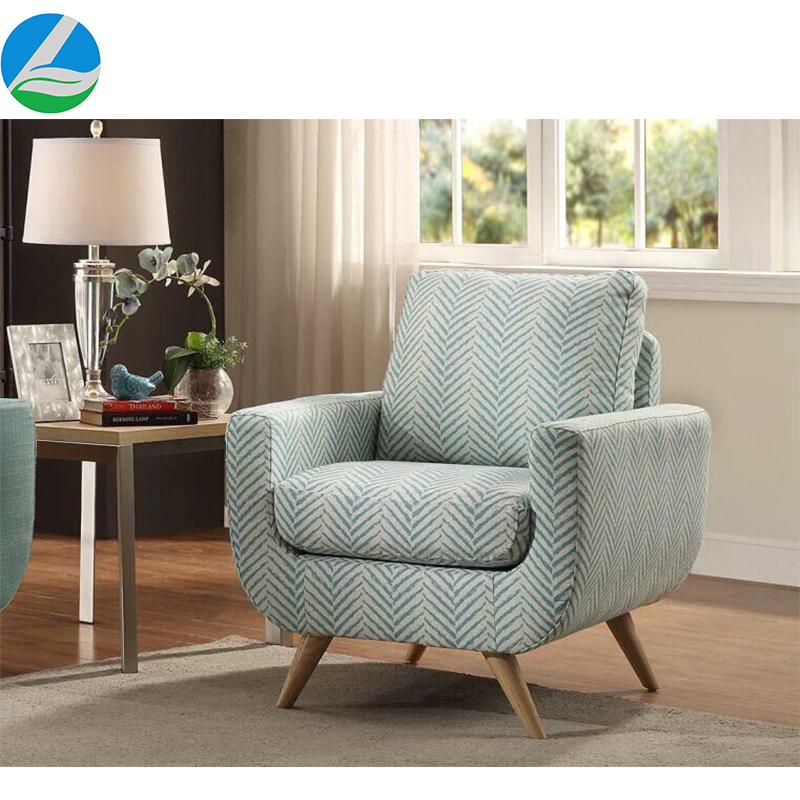 Scandinavian living room sofa furniture one seater sofa