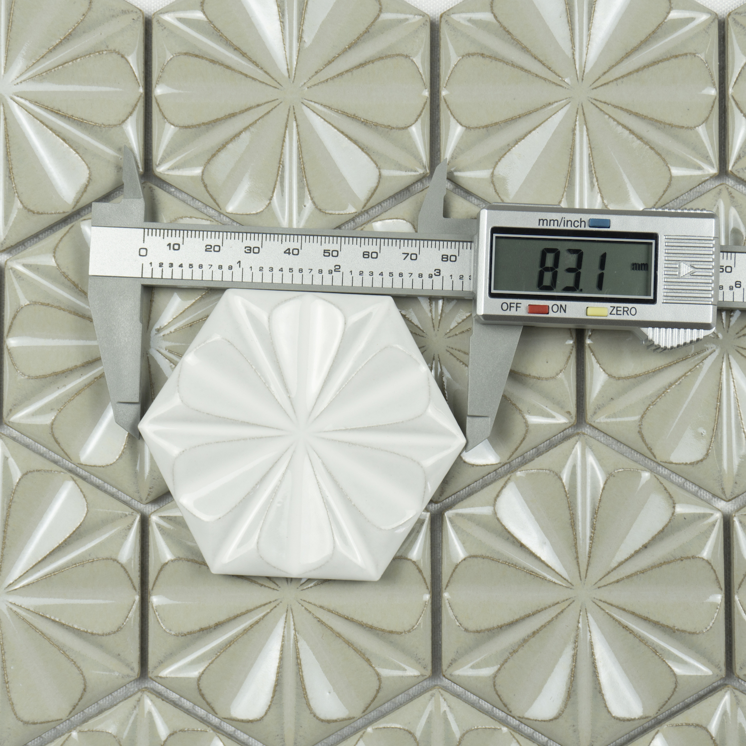 Hexagonal Mould 3D Wall Decoration Ceramic Mosaics Ceramic Floor and Wall Tiles