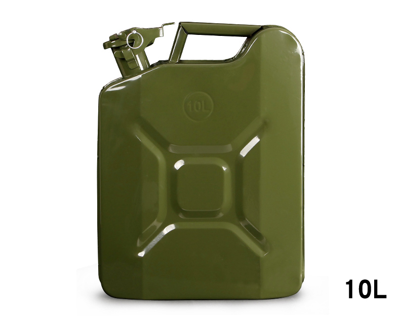 Steel Military Gasoline Fuel Tank Petrol Jerrycan 20 liter 5 Gallon Gal Oil Jerry Can