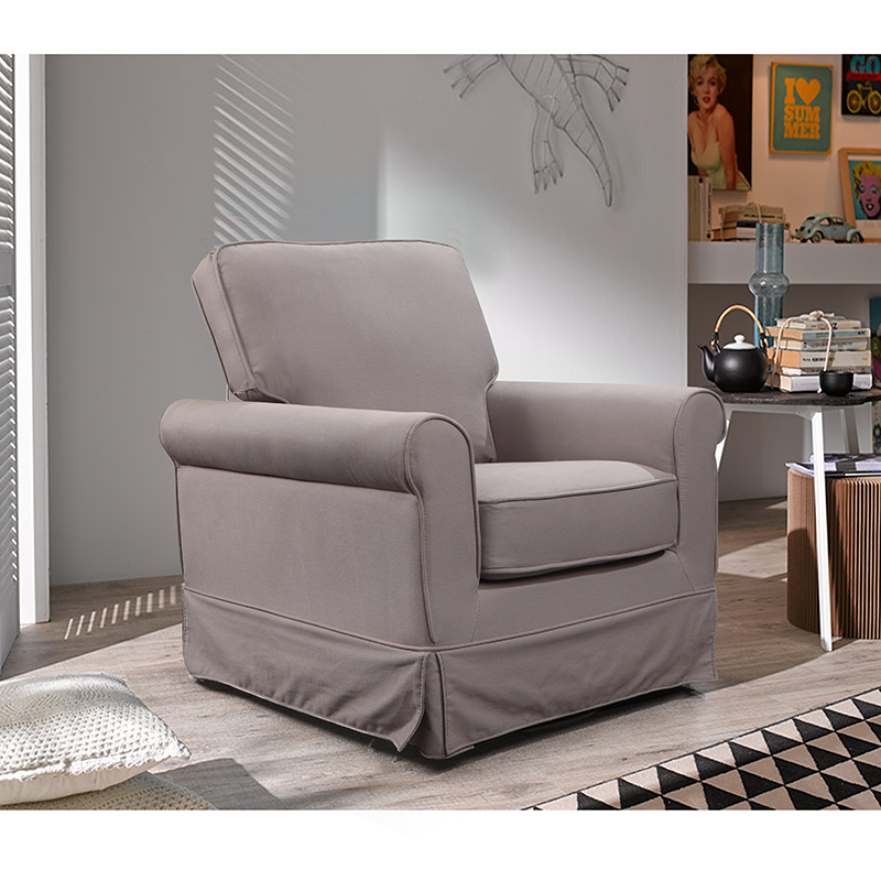 Wholesale High quality Custom single living room sofa chair Restaurant recliner fabric sofa set