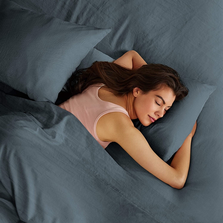 Wholesale Washed Cotton Bed Flat Wholesale Trendy Sheet Set Queen Size Bedding