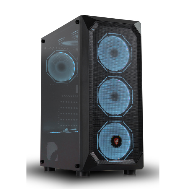 Sate Gaming Case Atx K875 6 Rgb Fans Argb Controller Strip Acrylic Panel