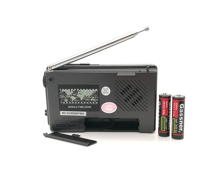 Geschenkverpackung im Taschenformat UKW/MW/SW 9-Band-Radio mit Kopfhöreranschluss