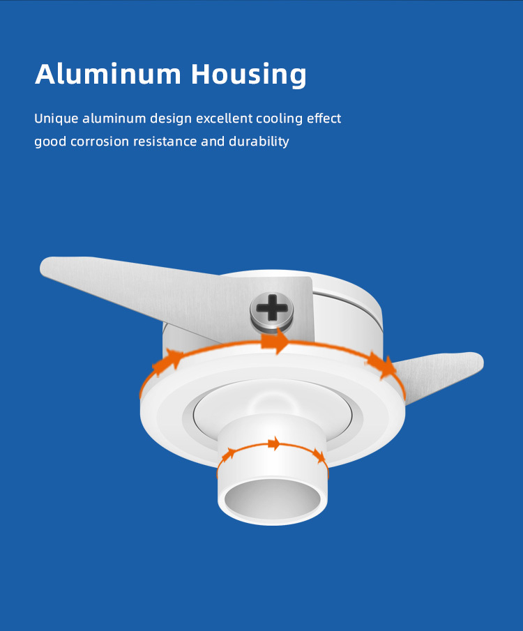 Spot Light Crystal Spotlight Led Downlights Celling Recessed Dimmable IP44 Lighting Spotlights 1w 2w 3w Mini Led Spotlight
