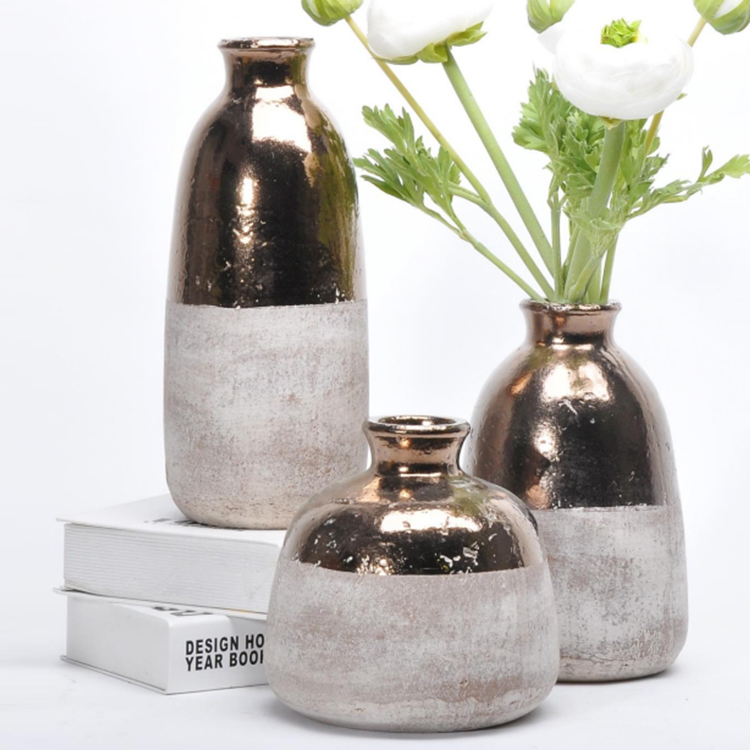 New mould fancy decorative different shape indoor flower vases cheap price nordic vase
