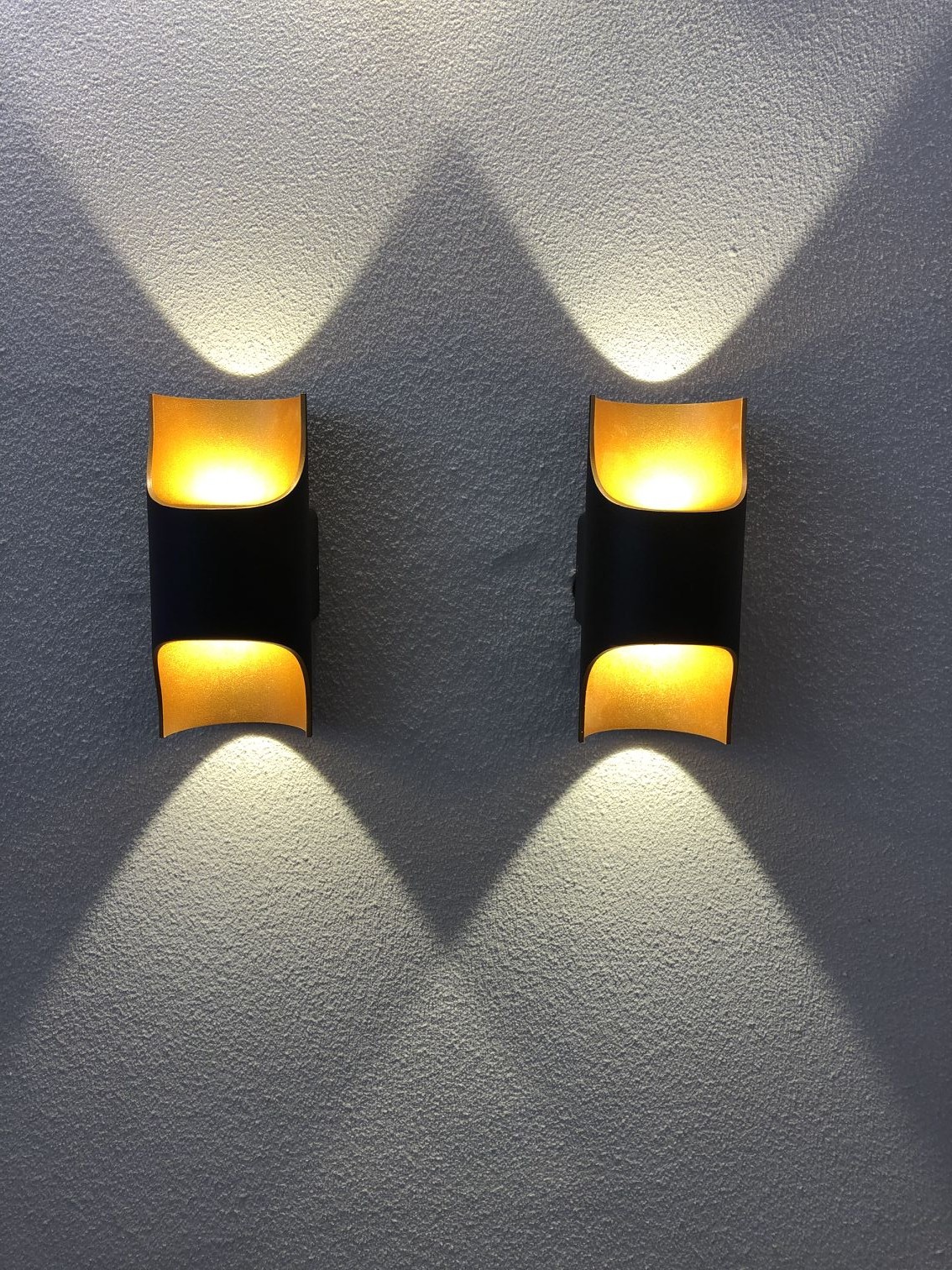 Post-modern Nordic creative living room background bedroom bedside aisle wall lamp bar double head industrial wall lamp