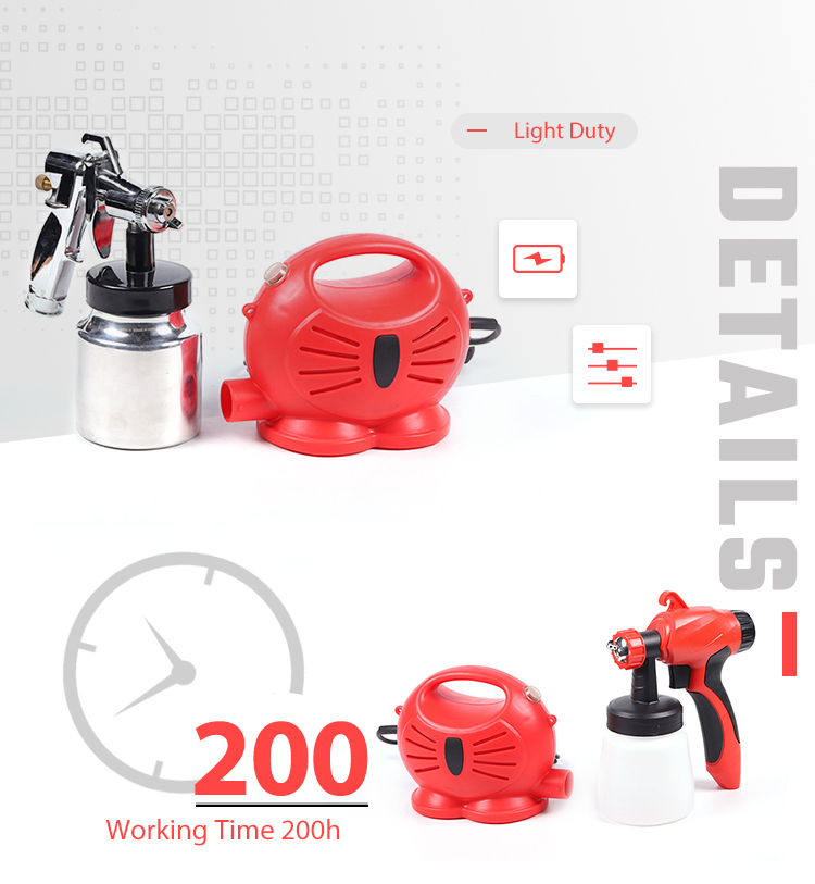 Conxin 800ml Handheld Light duty Colour Paint Sprayer Gun Spray Nozzle