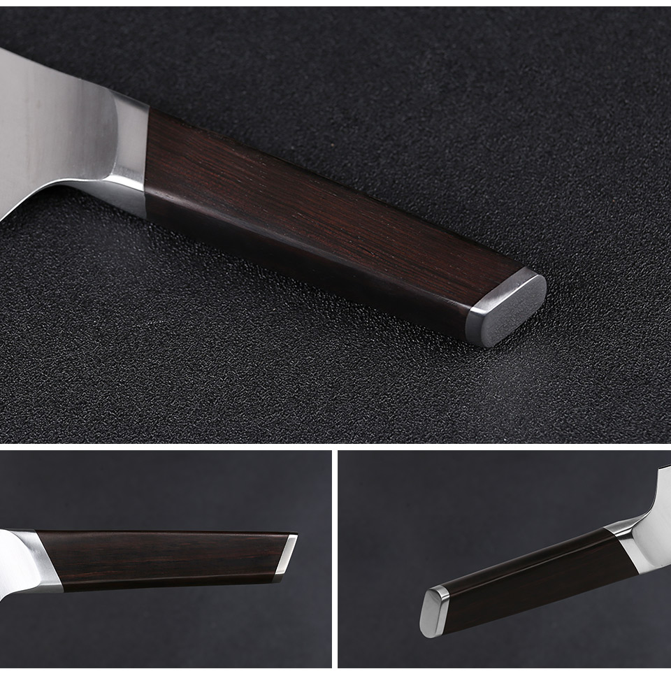 TURWHO 8 Inch German Steel 1.4116 Stainless Kitchen Chef Knife