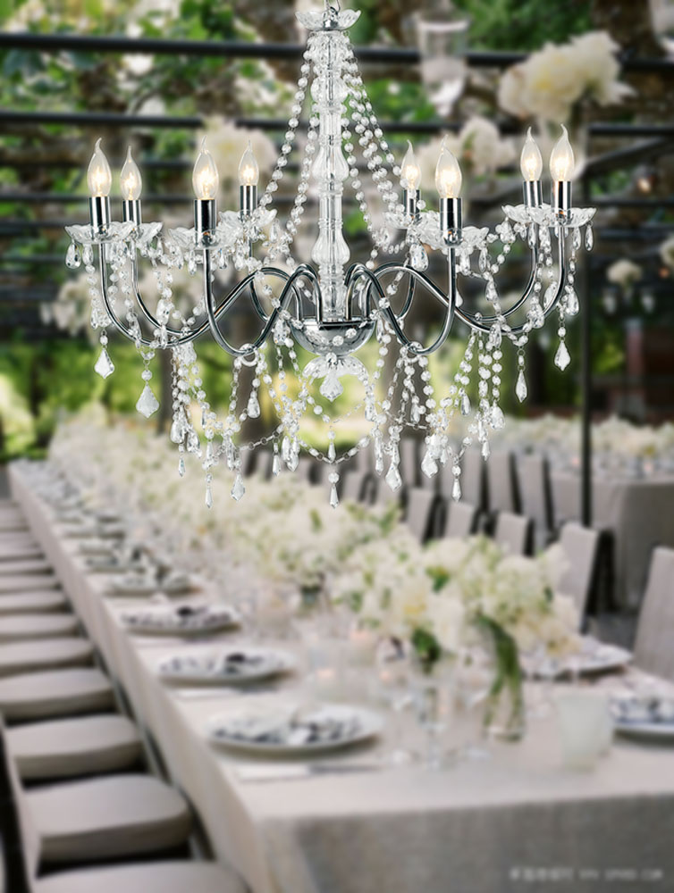 Modern classical style luxury wedding crystal chandelier for wedding