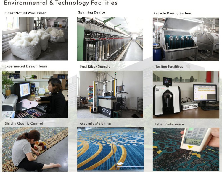 Cotton Anti-slip Machine Washable Carpet Rugs For Living Room Carpet