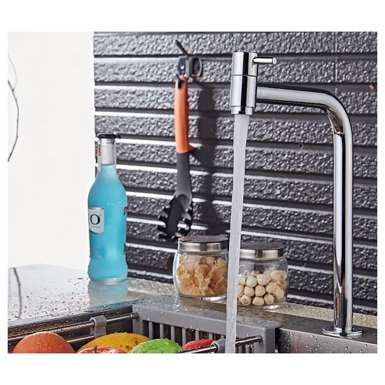 stainless steel single cold water tap
