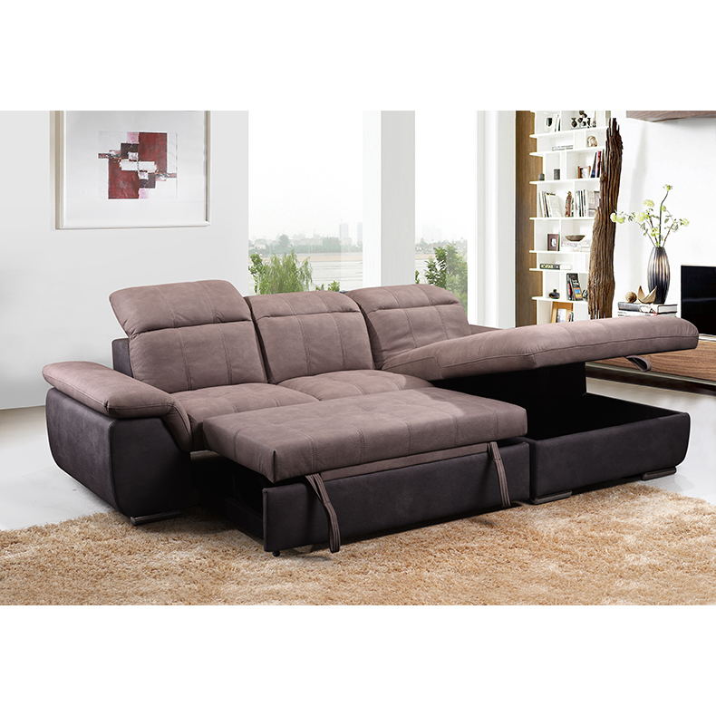 Modern fashion living room sofa Comfortable style Home furniture 2 Seater sofa bed with chaise Sofa