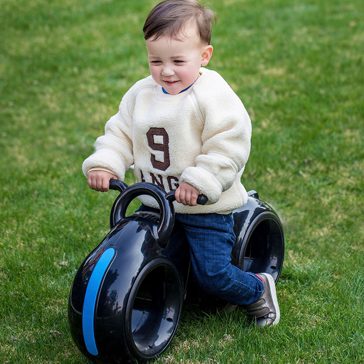 Purorigin Kids electric scooter colorful LED light wheels foot pushed car ride on car with music for 1-6 years