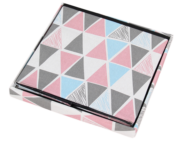 China  popular  Folding   38*38*38CM Square Fabric printed linen  furniture Storage Ottoman