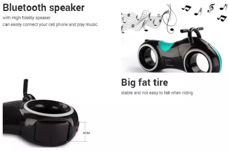 Purorigin Kids electric scooter colorful LED light wheels foot pushed car ride on car with music for 1-6 years